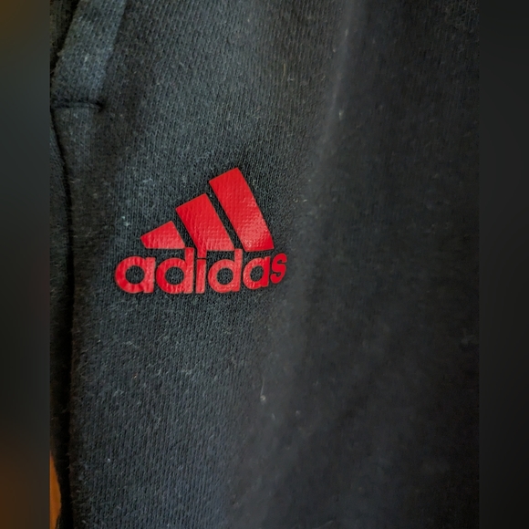 Adidas track Jacket & Black Adidas jogger sweats size 10/12 - Picture 3 of 9